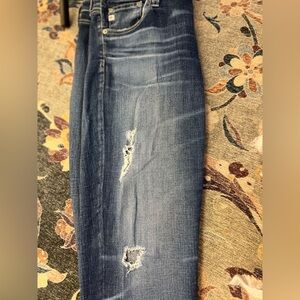 AG AG-ED denim Adriano Goldschmied distressed skinny jeans size 31